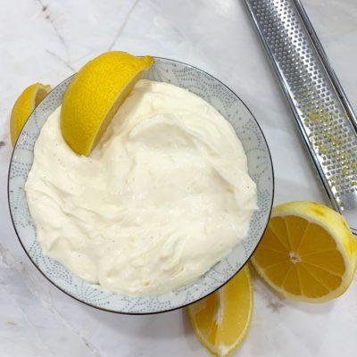 Light&Fluffy Lemon Fruit Dip